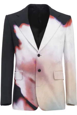 Alexander McQueen Sakko mit Solarized Flower-Print