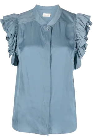 Zadig & Voltaire Bluse mit gerüschten Ärmeln