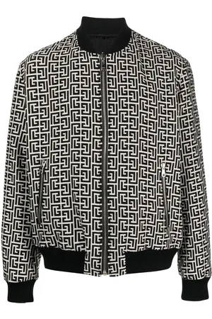 Balmain Wendbare Bomberjacke mit Monogramm