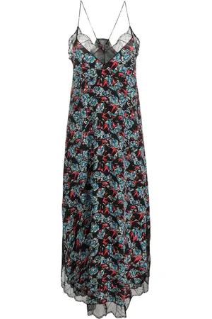 Zadig & Voltaire Maxikleid mit Blumen-Print