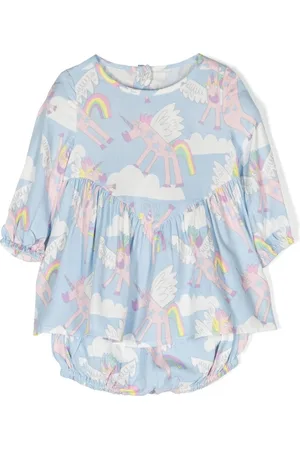 Stella McCartney Set aus Kleid und Windelhöschen mit Print