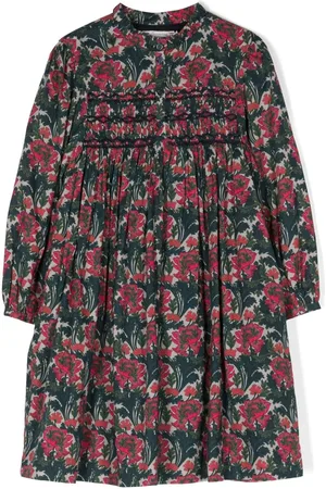 BONPOINT Kleid mit Blumen-Print