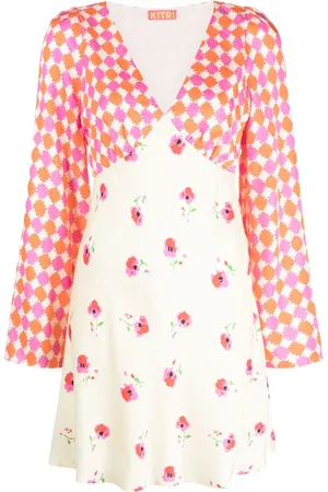 KITRI Minikleid mit grafischem Print
