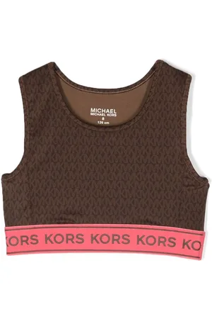 Michael Kors Cropped-Top mit Monogramm-Print