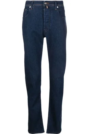 Jacob Cohen Tief sitzende Straight-Leg-Jeans