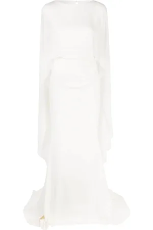 TALBOT RUNHOF Abendkleid mit Meerjungfrauen-Print