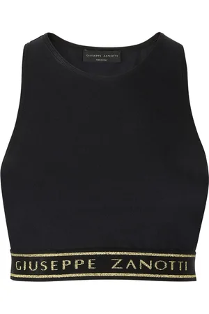 Giuseppe Zanotti Top mit Logo-Bund