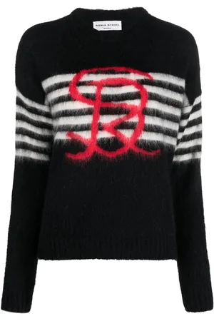 Sonia by Sonia Rykiel Intarsien-Pullover mit Logo