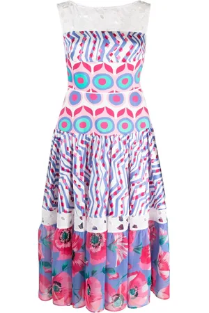 TALBOT RUNHOF Kleid mit Kontrasteinsätzen
