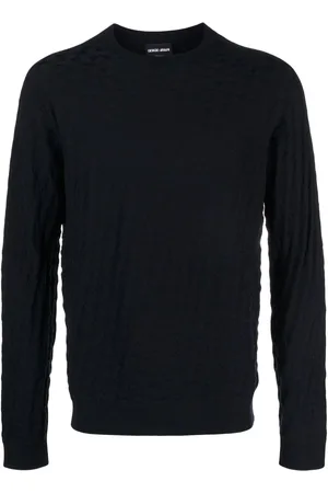 Giorgio Armani Strickpullover mit Rundhalsausschnitt