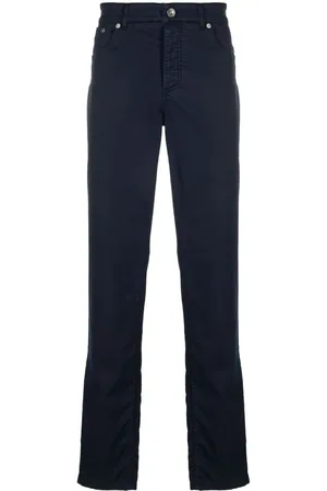 Brunello Cucinelli Tief sitzende Slim-Fit-Jeans