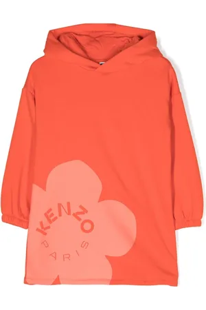 Kenzo Kapuzenkleid mit Logo-Print