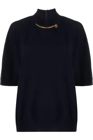 Stella McCartney Bluse mit Stehkragen