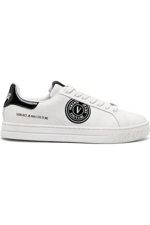 VERSACE Sneakers mit Logo-Patch