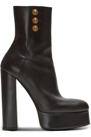 Balmain Brune Stiefeletten 135mm