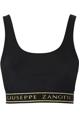 Giuseppe Zanotti Top mit Logo-Bund