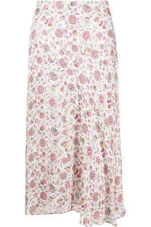Isabel Marant Asymmetrischer Rock mit Blumen-Print