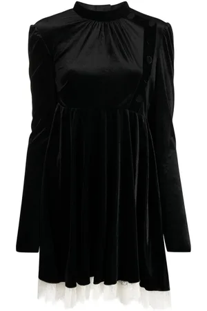 Serafini Midikleid aus Samt