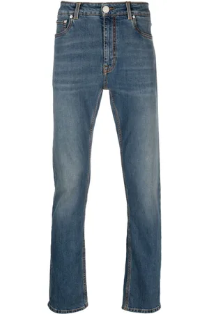 Etro Halbhohe Straight-Leg-Jeans