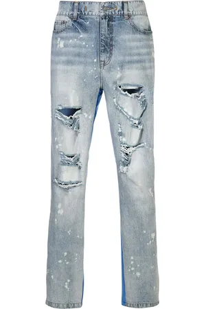 MOSTLY HEARD RARELY SEEN Jeans mit Kontrasteinsätzen