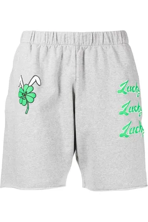 Natasha Zinko Joggingshorts mit "Lucky"-Print