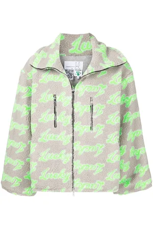 Natasha Zinko Fleecejacke mit Slogan-Print