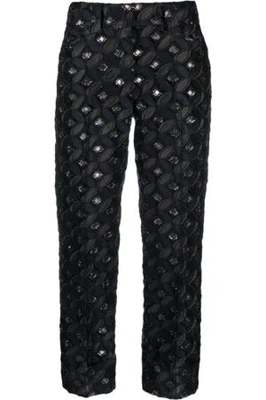 Fabiana Filippi Cropped-Hose mit Jacquardmusterung