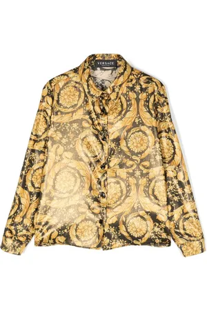 VERSACE Hemd mit Barocco-Print