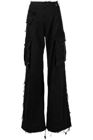 Ground Zero Ausgefranste Jeans