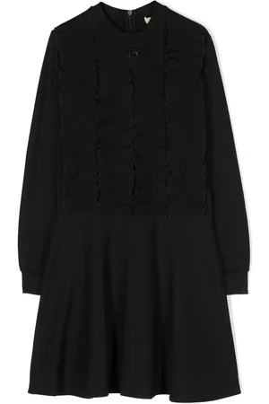 Twin-Set Georgette-Kleid mit Rüschen