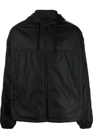 VERSACE Kapuzenjacke mit Jacquard-Logo