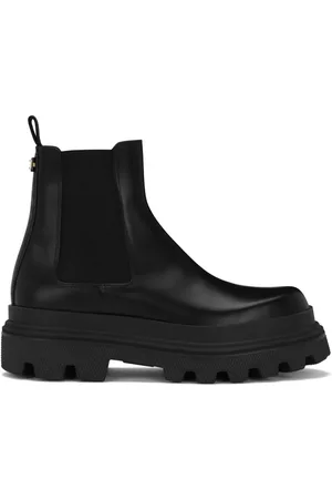 Dolce & Gabbana Chelsea-Boots aus gebürstetem Leder