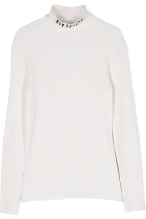 PUCCI Junior Intarsien-Pullover mit Logo