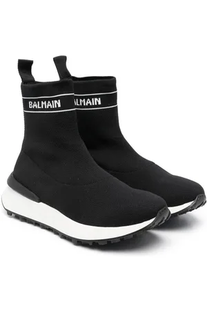 Balmain High-Top-Sneakers mit Mesh