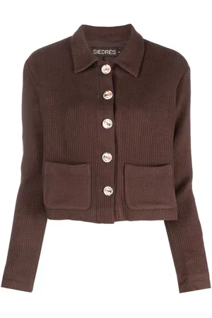SIEDRES Gestrickter Cropped-Cardigan