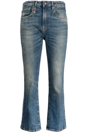 R13 Tief sitzende Schlagjeans
