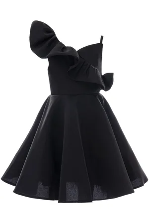 Tulleen Schulterfreies Kleid mit Rüschen
