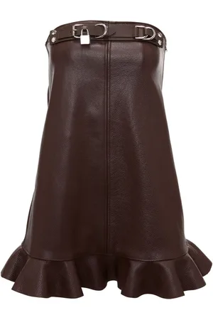 J.W.Anderson Minikleid aus Leder mit Latz