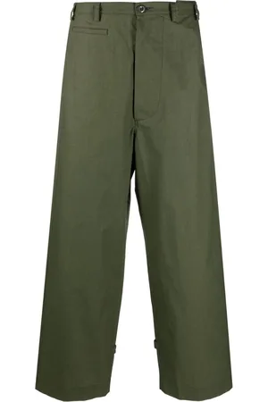 Kenzo Halbhohe Wide-Leg-Hose