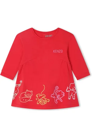 Kenzo Kleid mit grafischem Print