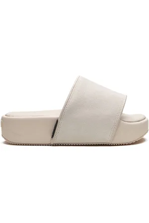 Y-3 Flatform-Pantoletten aus Leder