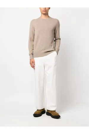 DRUMOHR Kaschmirpullover mit Rundhalsausschnitt