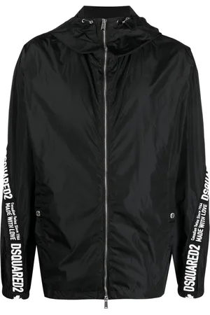 Dsquared2 Windbreaker mit Logo-Streifen