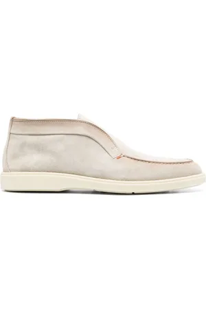 santoni Stiefel mit Ziernähten