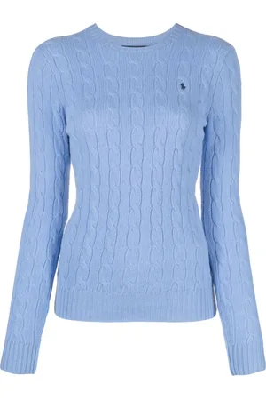 Ralph Lauren Polo Pony Pullover mit Zopfmuster