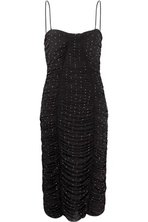 ROTATE Kleid mit Kristallen