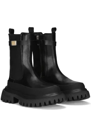 Dolce & Gabbana Regenstiefel mit Logo-Schild