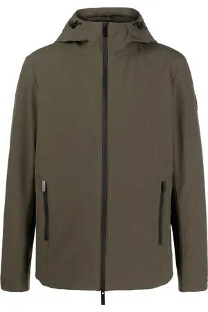 Woolrich Kapuzenjacke mit Logo-Patch