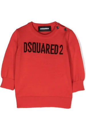 Dsquared2 Intarsien-Pullover mit Logo
