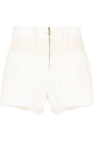Bash Jeans-Shorts mit Kontrasteinsatz